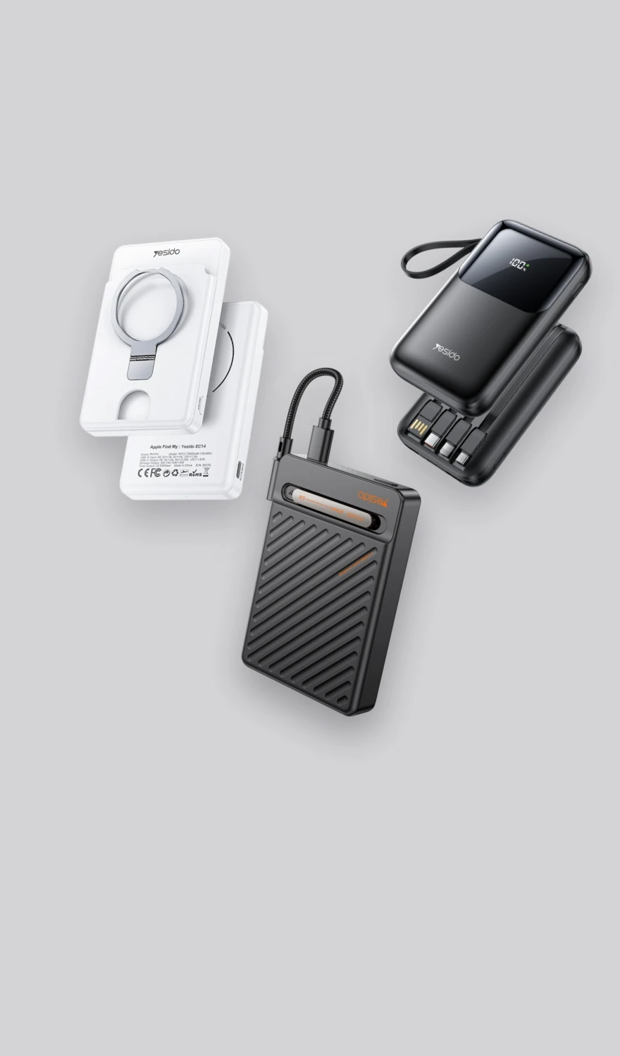 Powerbanks: magnetisk MagSafe-powerbank och tunn slim powerbank